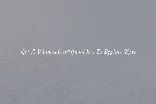 Get A Wholesale artificial key To Replace Keys