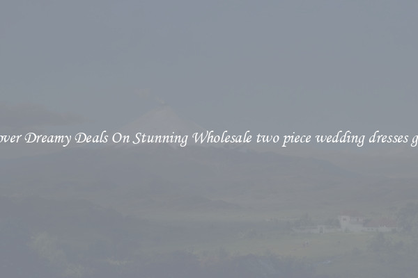 Discover Dreamy Deals On Stunning Wholesale two piece wedding dresses gowns